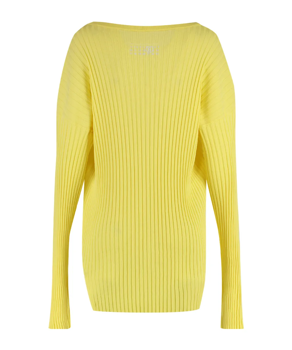 Mm6 Maison Margiela Long Sleeved Crewneck Jumper