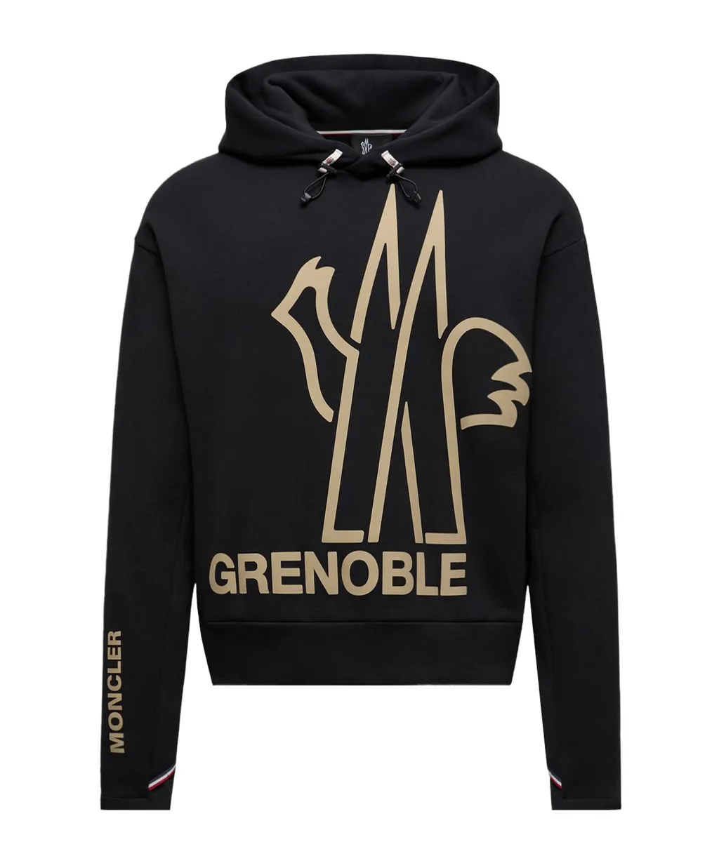 Moncler Grenoble Logo-Printed Polartec Hoodie