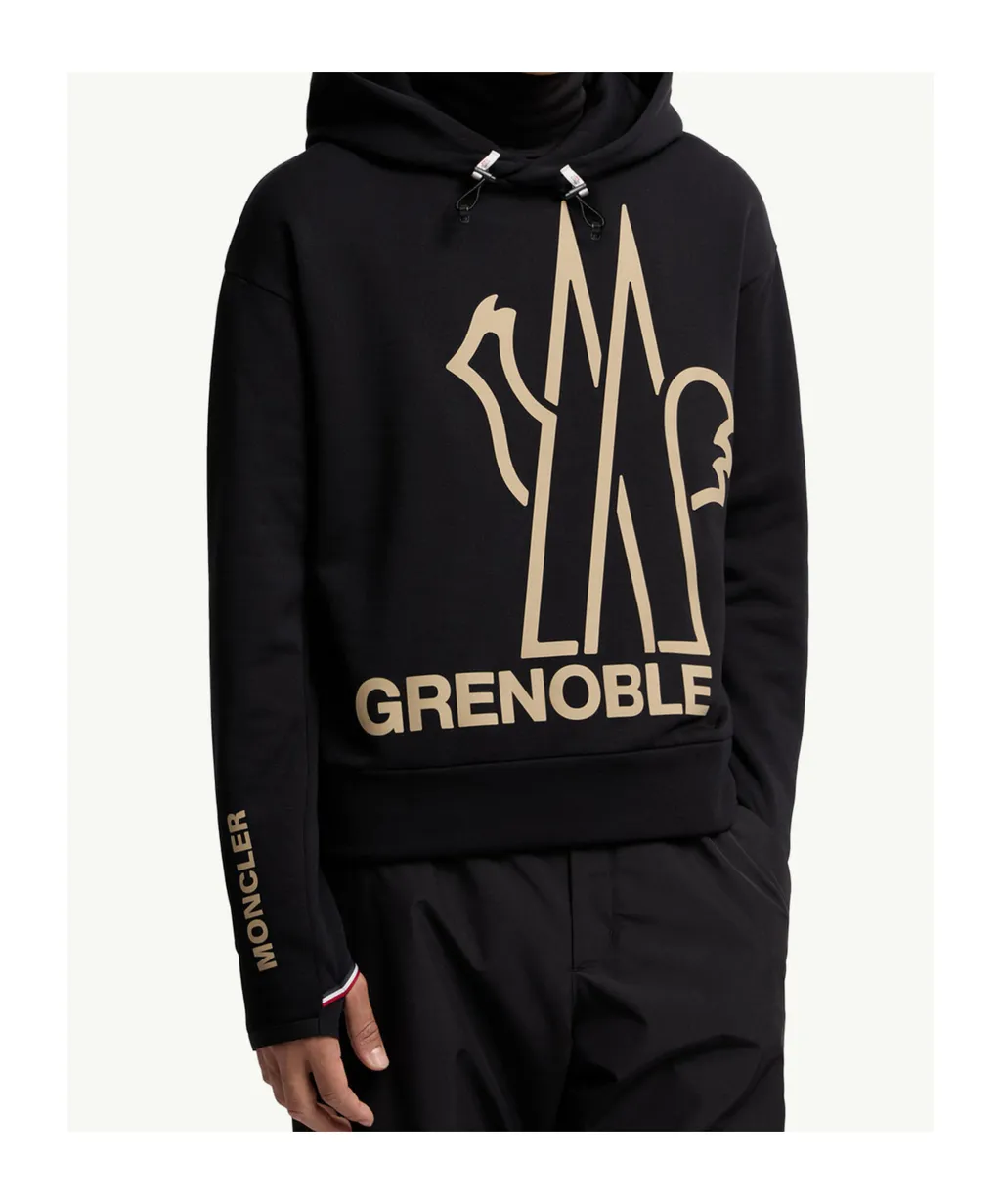 Moncler Grenoble Logo-Printed Polartec Hoodie