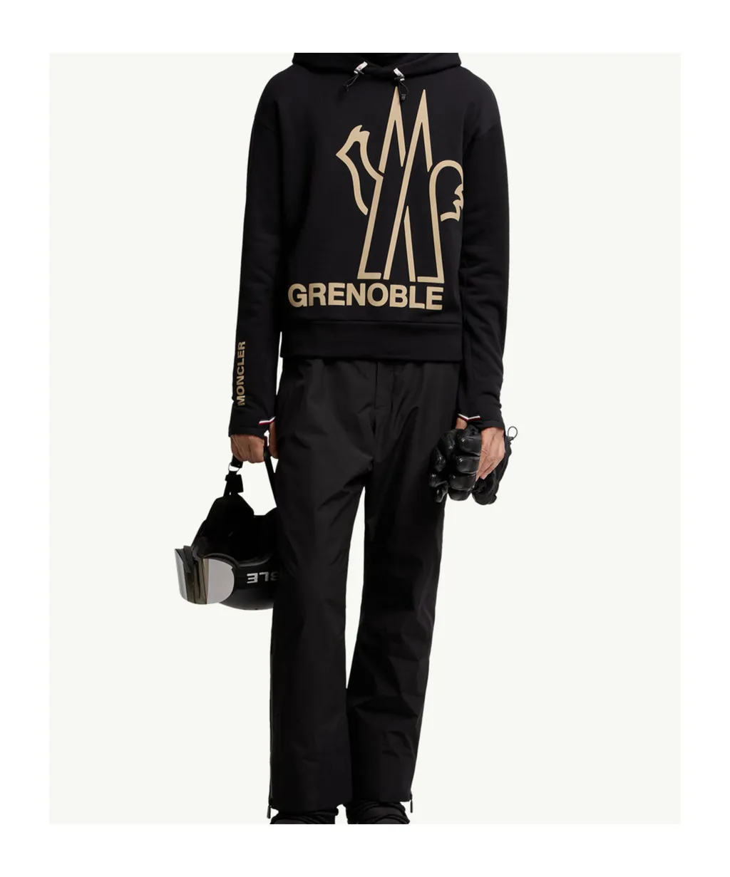 Moncler Grenoble Logo-Printed Polartec Hoodie