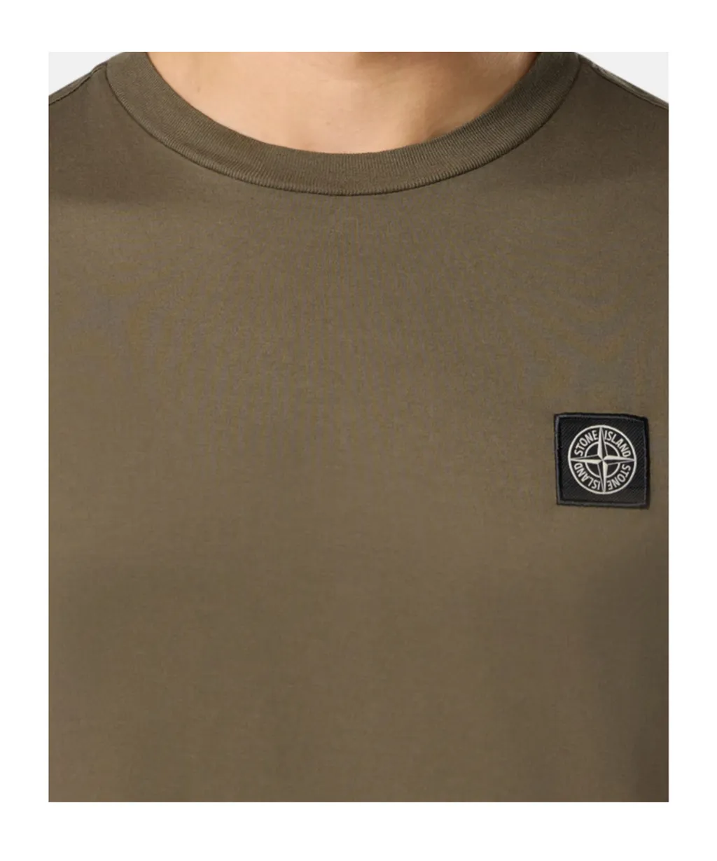 Stone Island Logo Patch Crewneck T-Shirt