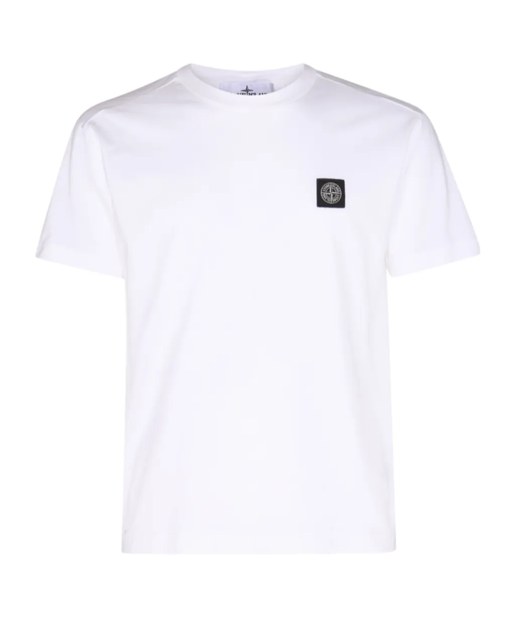 Stone Island Logo Patch Crewneck T-Shirt