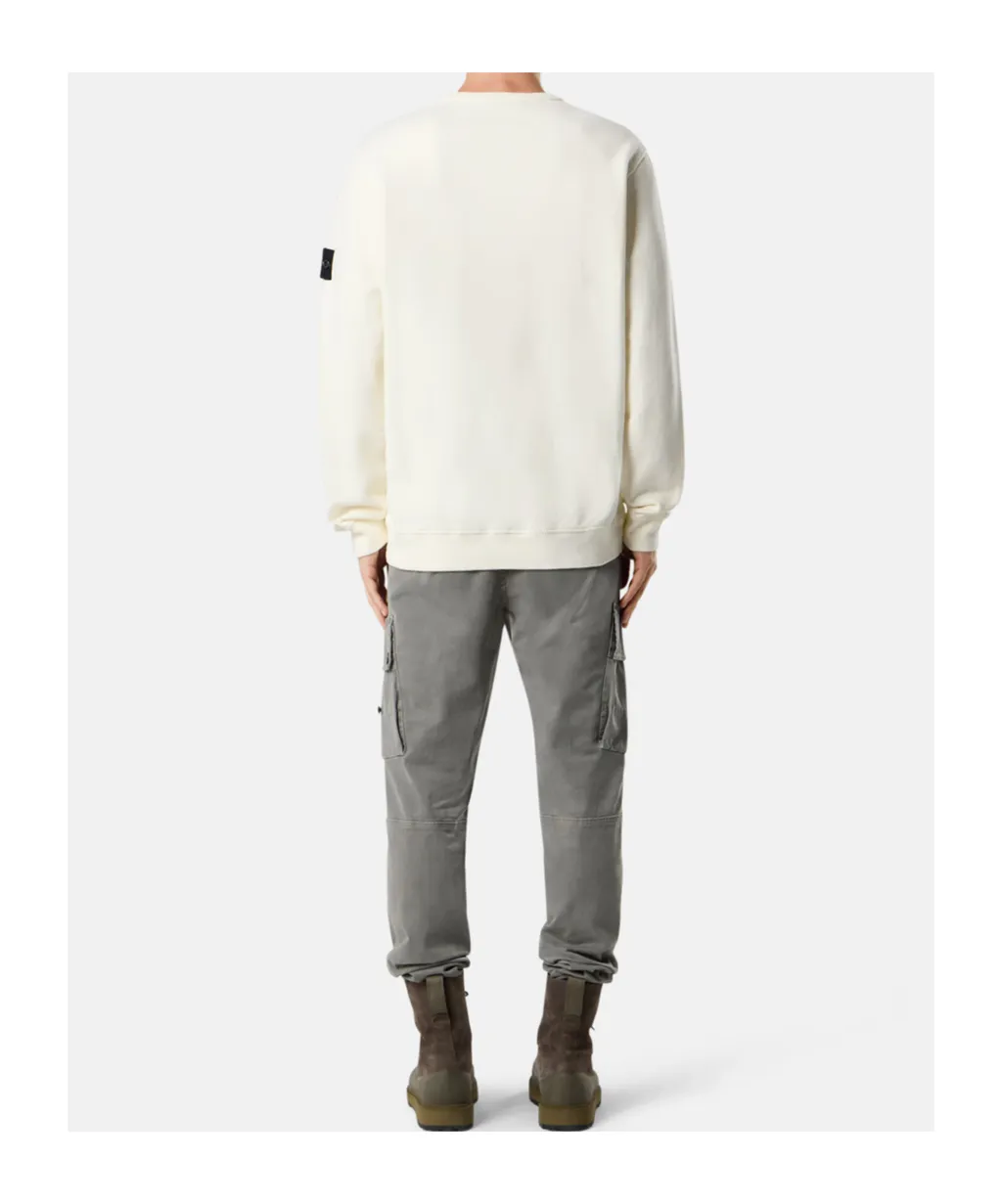 Stone Island Logo Patch Crewneck Sweatshirt