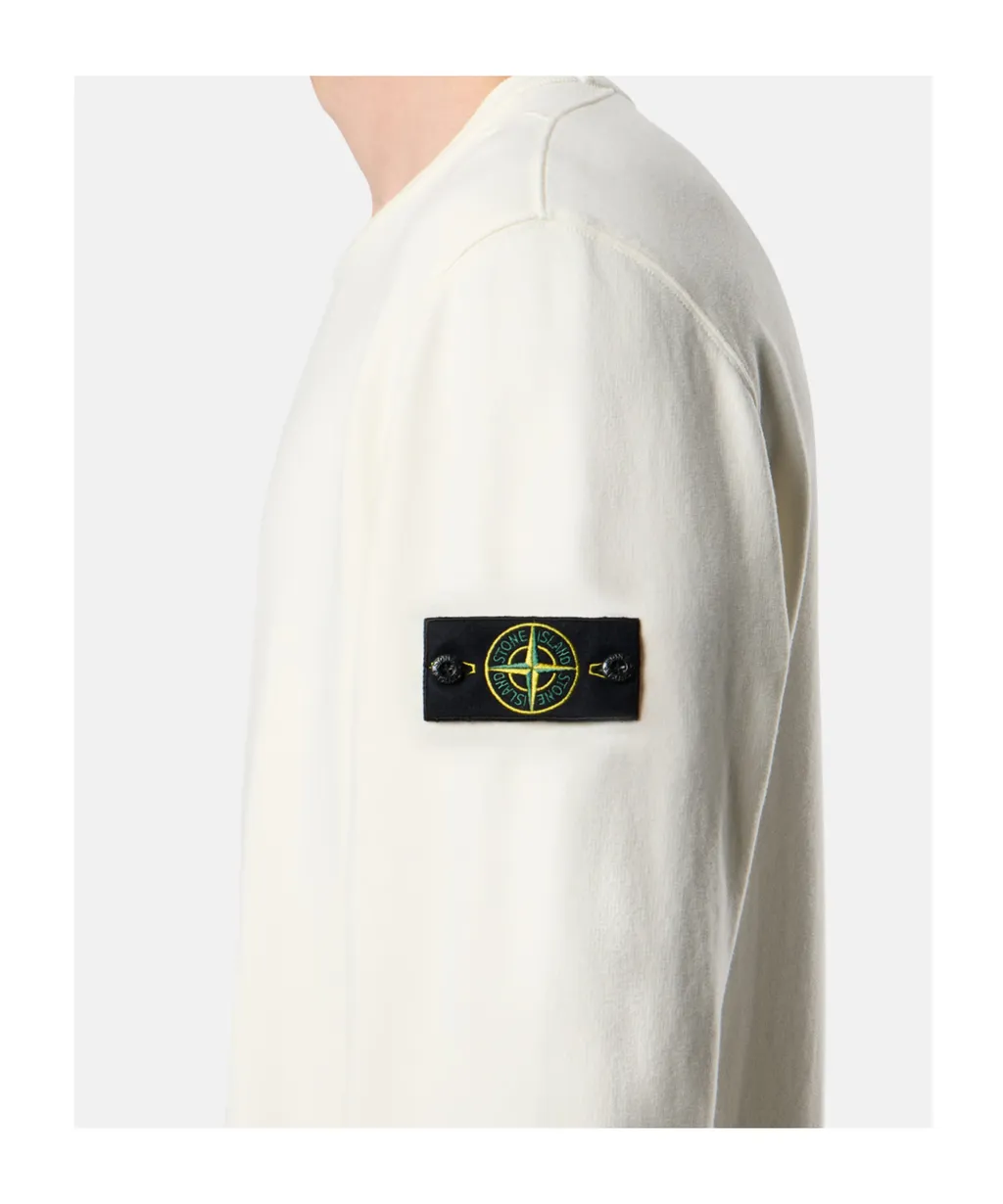 Stone Island Logo Patch Crewneck Sweatshirt