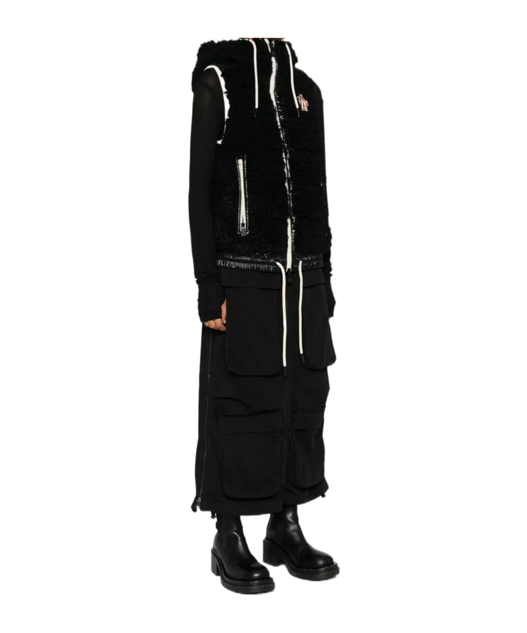 Moncler Grenoble Padded Teddy Zip-Up Gilet