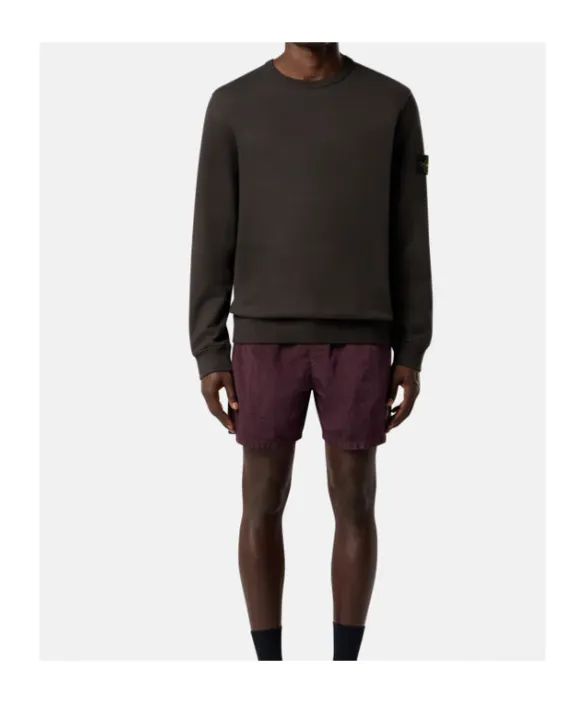 Stone Island Logo Patch Crewneck Sweatshirt