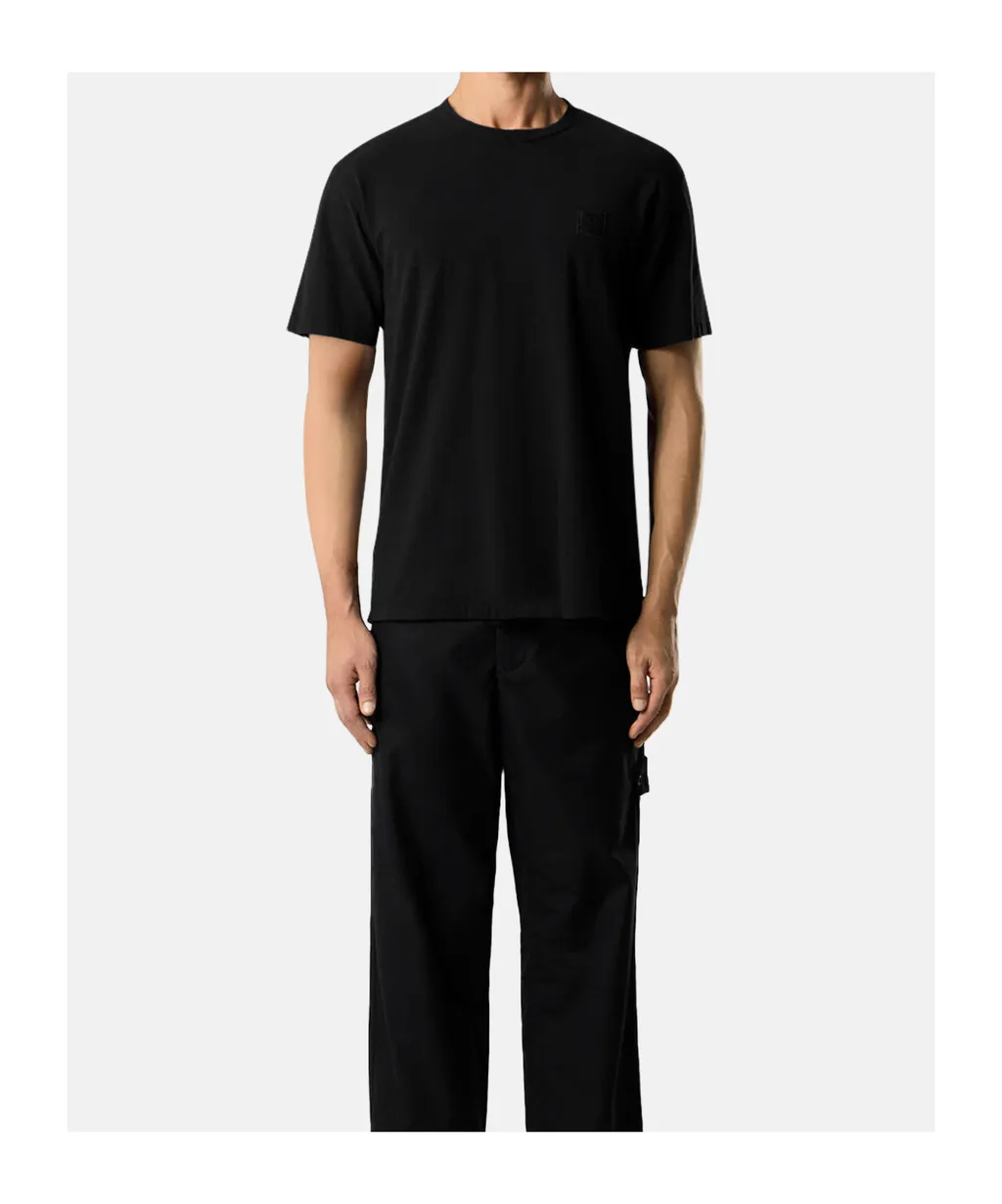 Stone Island Logo Patch Short-Sleeved T-Shirt