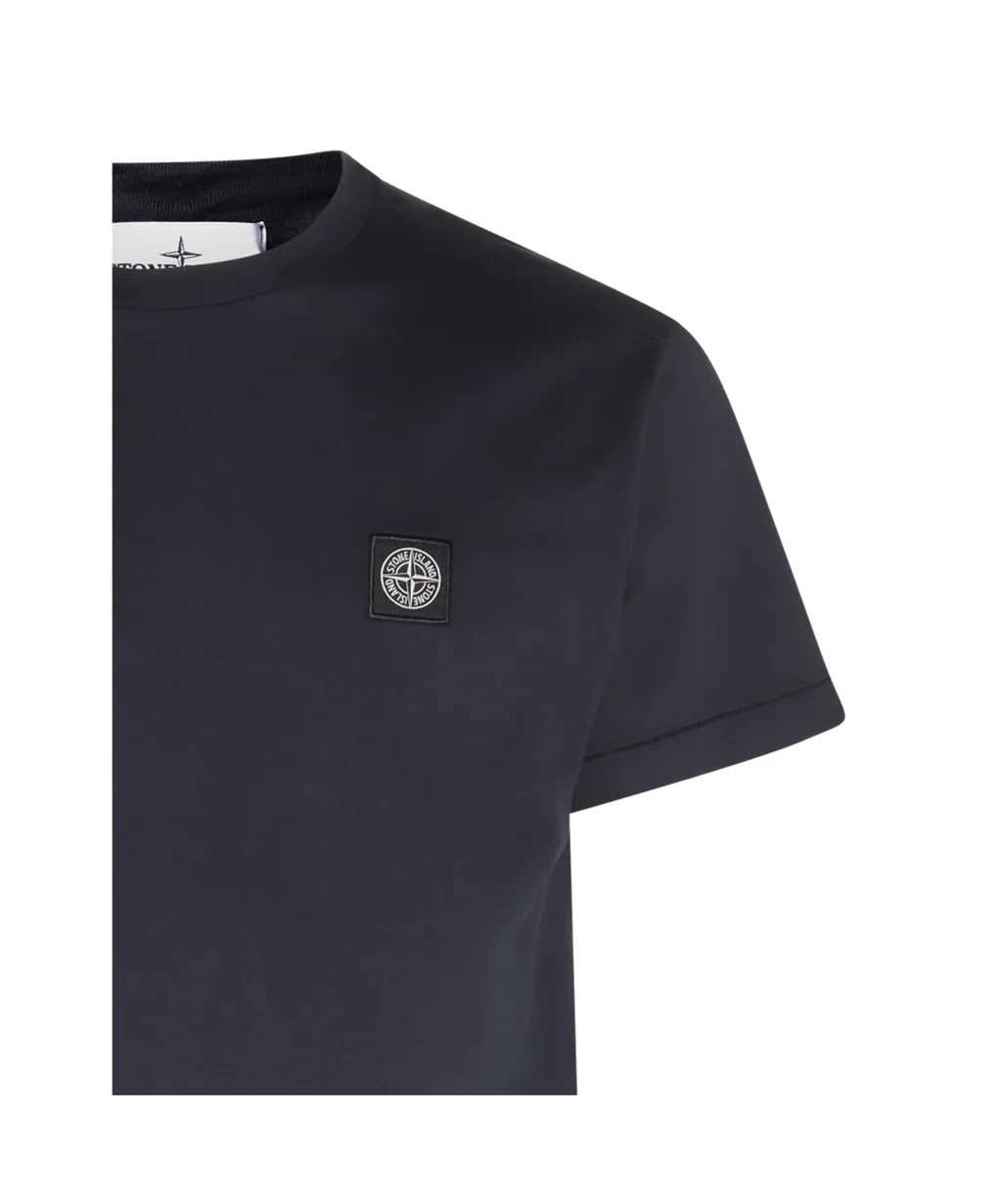 Stone Island Logo Patch Crewneck T-Shirt