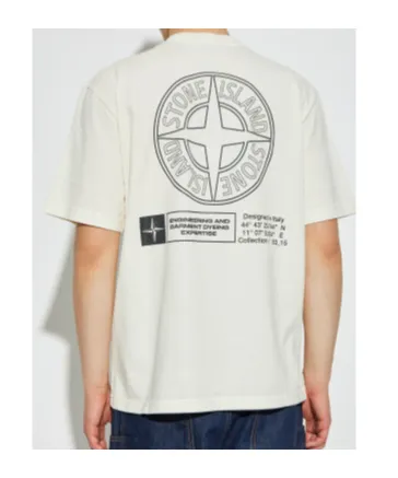 Stone Island Logo Printed T-Shirt