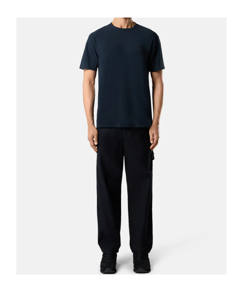 Stone Island Logo Patch Short-Sleeved T-Shirt