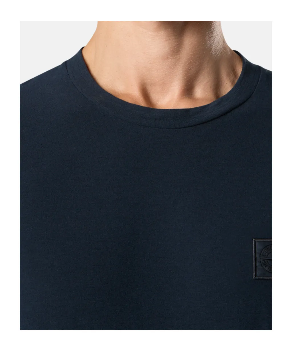 Stone Island Logo Patch Short-Sleeved T-Shirt