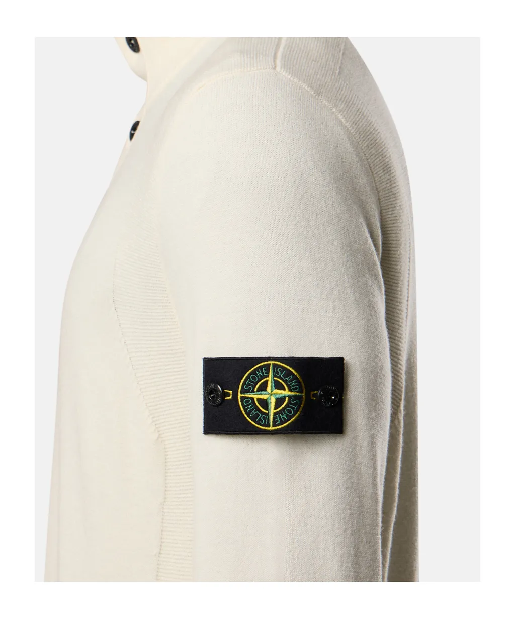 Stone Island Half-Button Knitted Jumper
