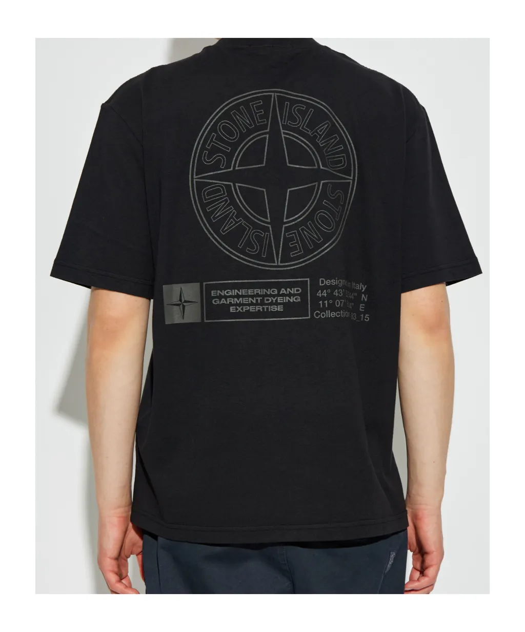 Stone Island Logo Printed T-Shirt