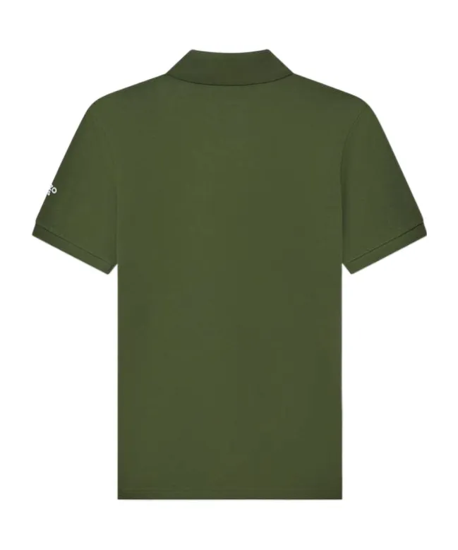 Embroidered Slim Polo In Cotton Kenzo Elephant Logo