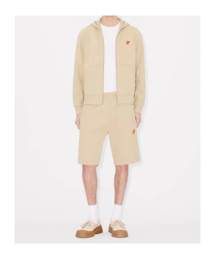 Embroidered Full-Zip Hoodie In Cotton Kenzo Elephant Logo