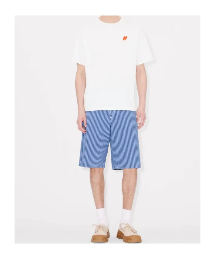 Oversized T-Shirt In Cotton Kenzo Elephant Logo