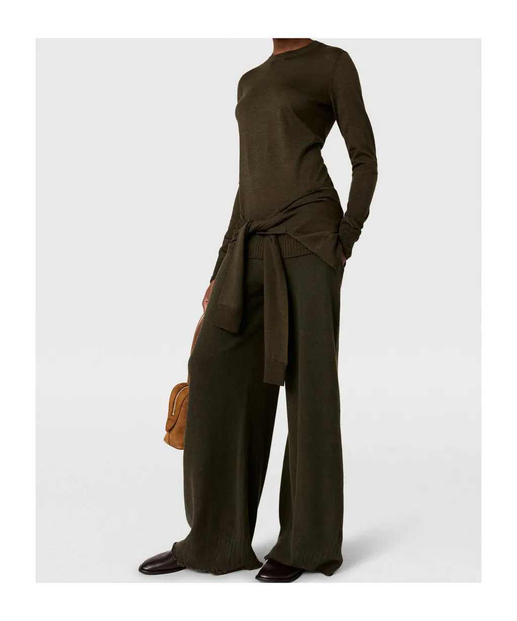 Stella Mccartney Knit Straight-Leg Trousers