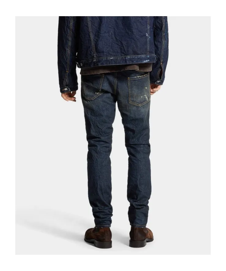 Dsquared2 Dark Desert Dust Wash Cool Guy Distressed Jeans