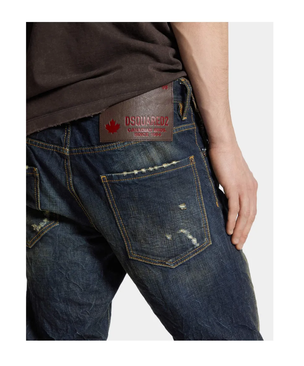 Dsquared2 Dark Desert Dust Wash Cool Guy Distressed Jeans