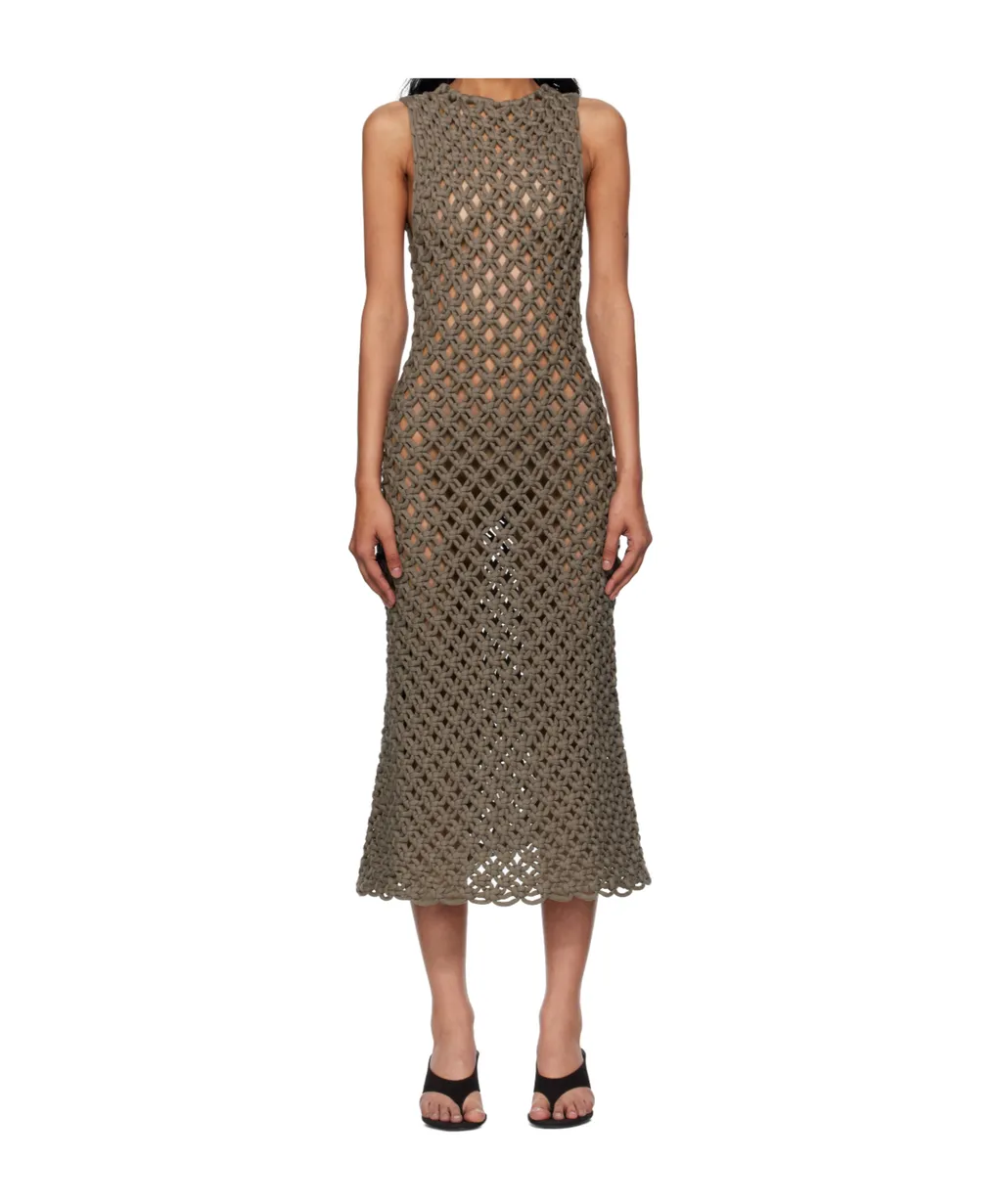 AlaÏA Hand Knotted Dress