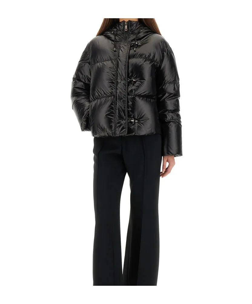 Fay Hooded Quilted Puffer Jacket