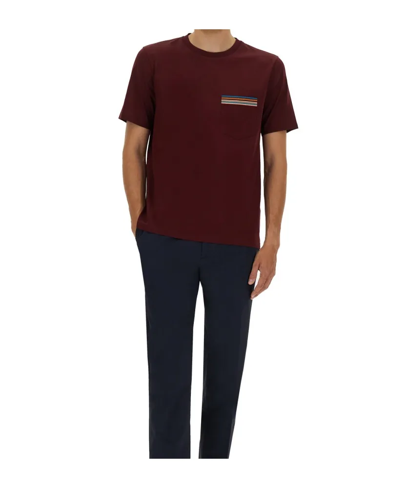 Paul Smith Stripe Detailed Crewneck T-Shirt