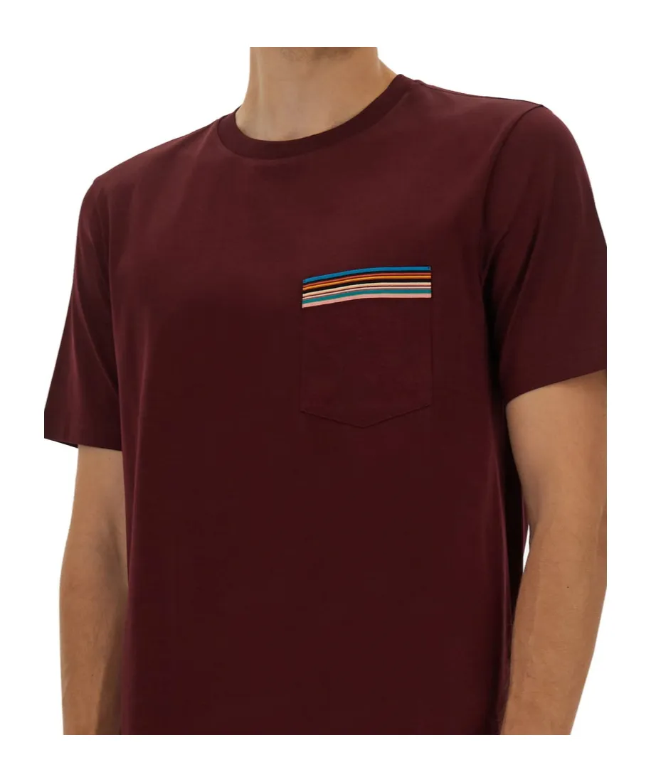 Paul Smith Stripe Detailed Crewneck T-Shirt