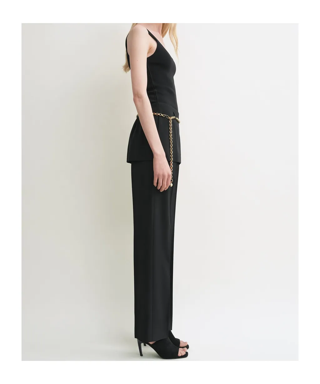 Layered Skirt Trousers
