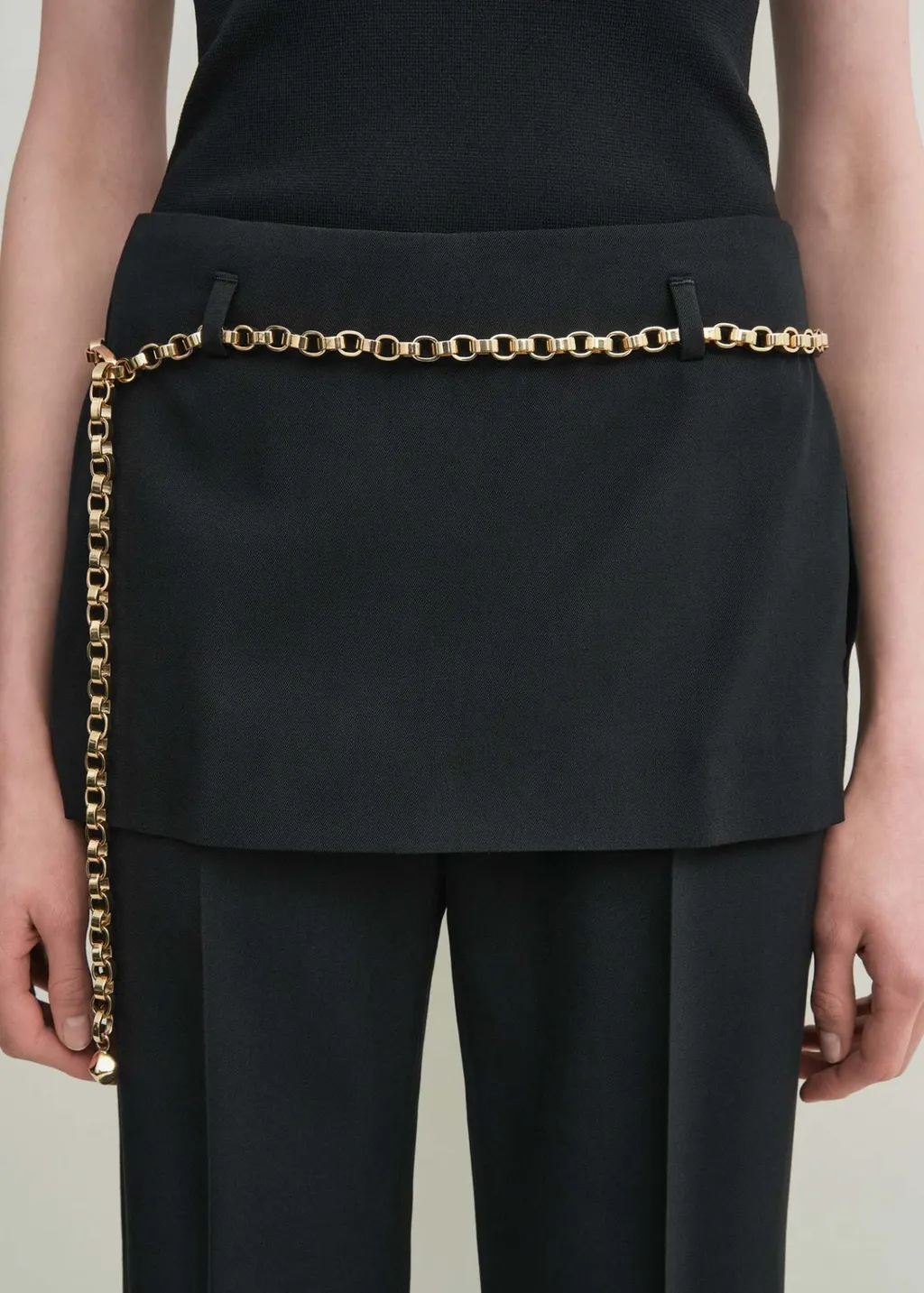 Layered Skirt Trousers