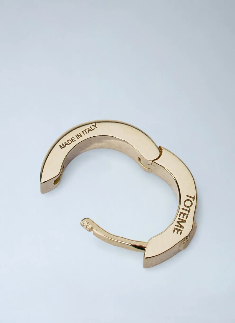 Bezel Diamond Hoops