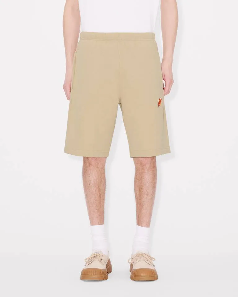 Embroidered Short In Cotton Kenzo Elephant Logo
