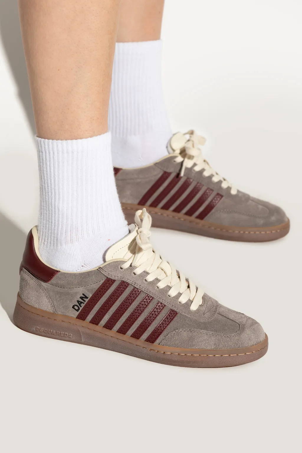 Dsquared2 Striped Low-Top Sneakers
