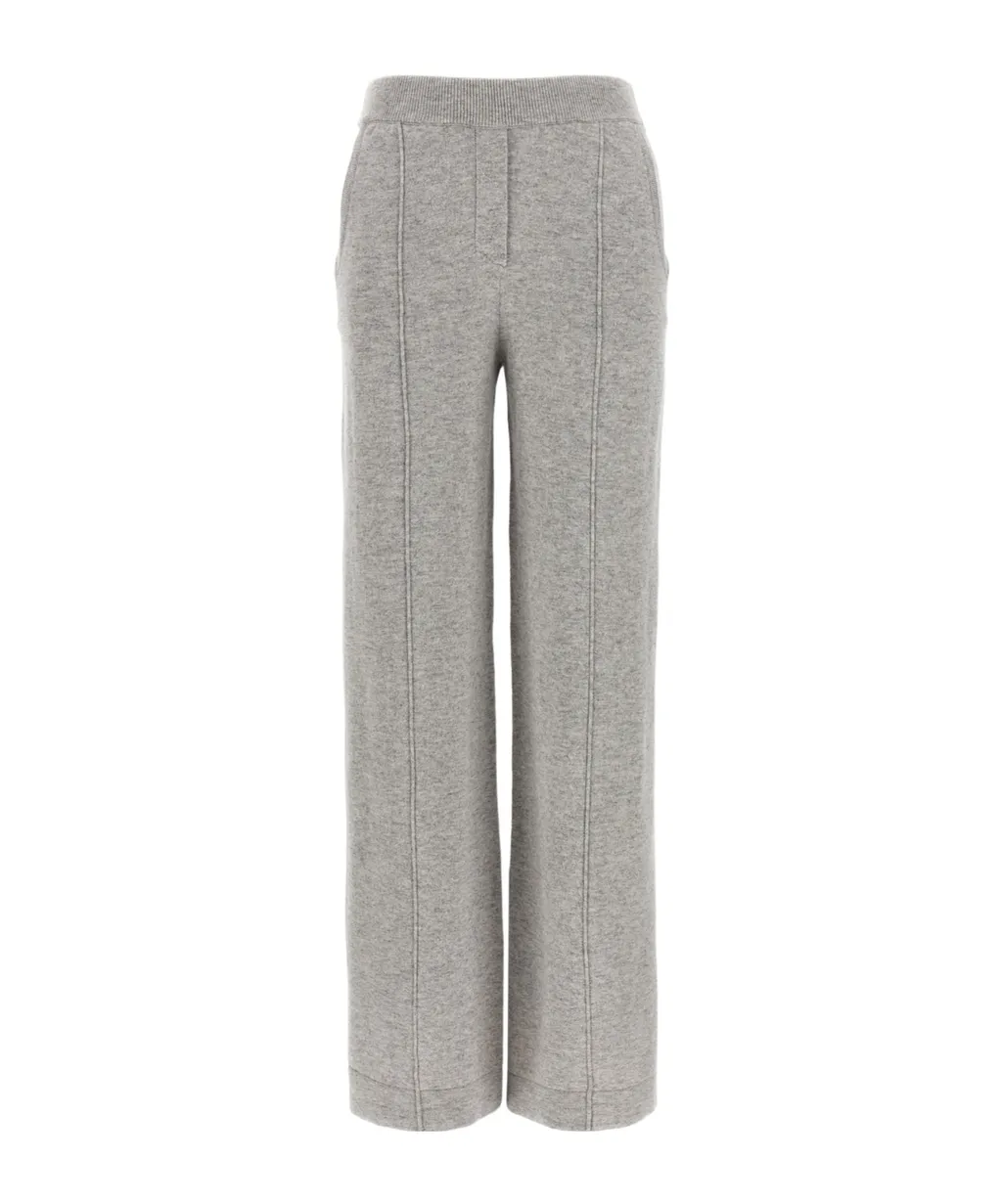Peserico Elastic Waist Straight-Leg Pants