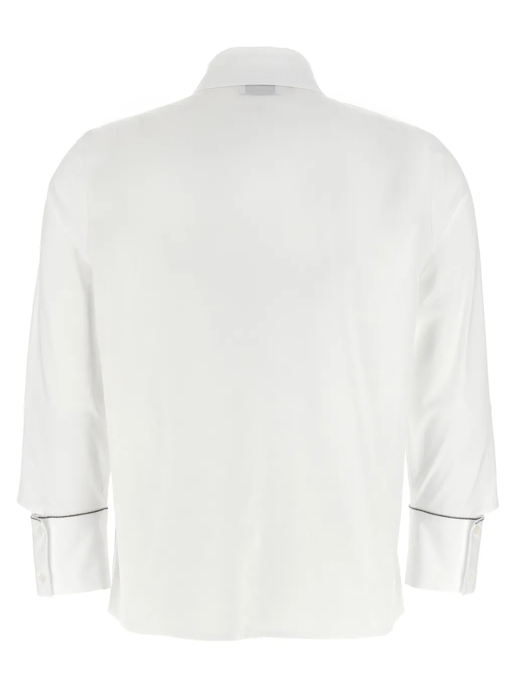 Peserico Cuff Detailed Long-Sleeved Shirt