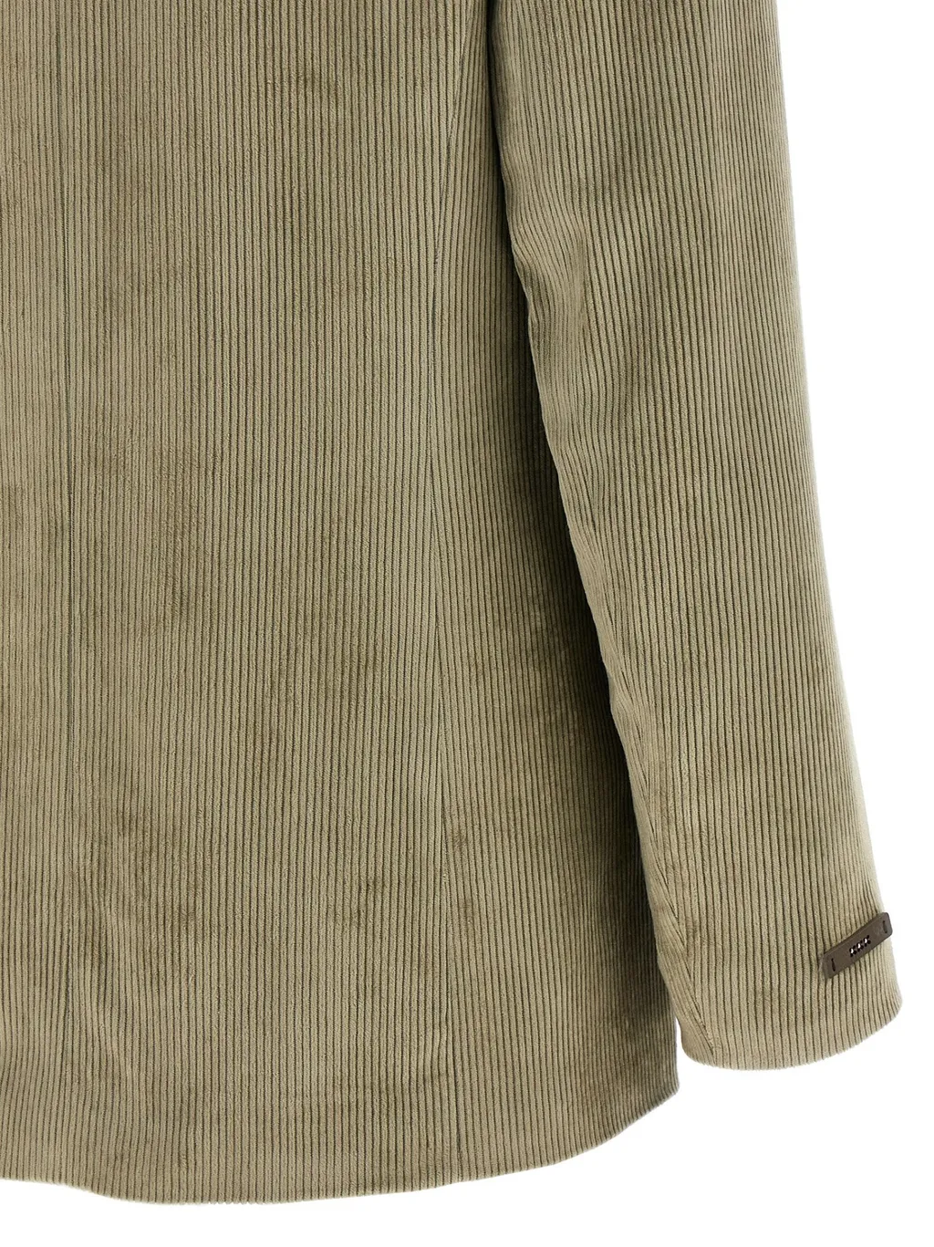 Peserico Single-Breasted Ribbed Velvet Blazer