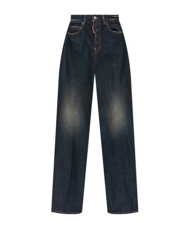 Dsquared2 Dark Desert Dust Wash Cool Girl Jeans