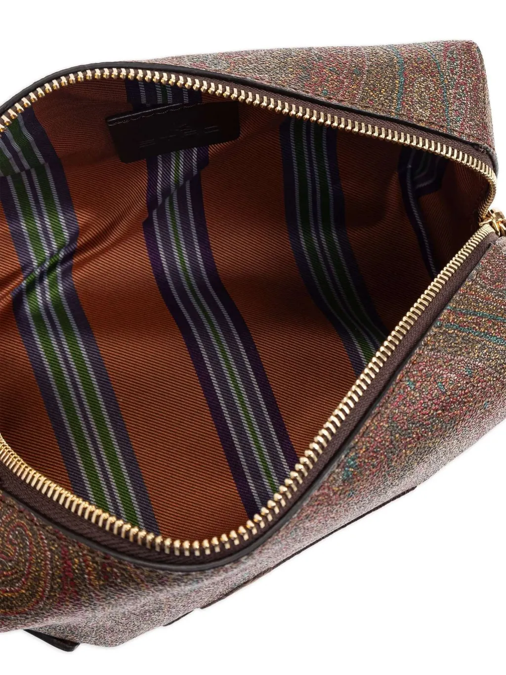 Etro Paisley Printed Pegaso Embroidered Wash Bag