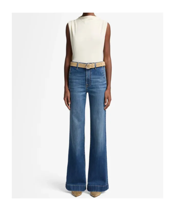 7 For All Mankind Dojo Flared Jeans