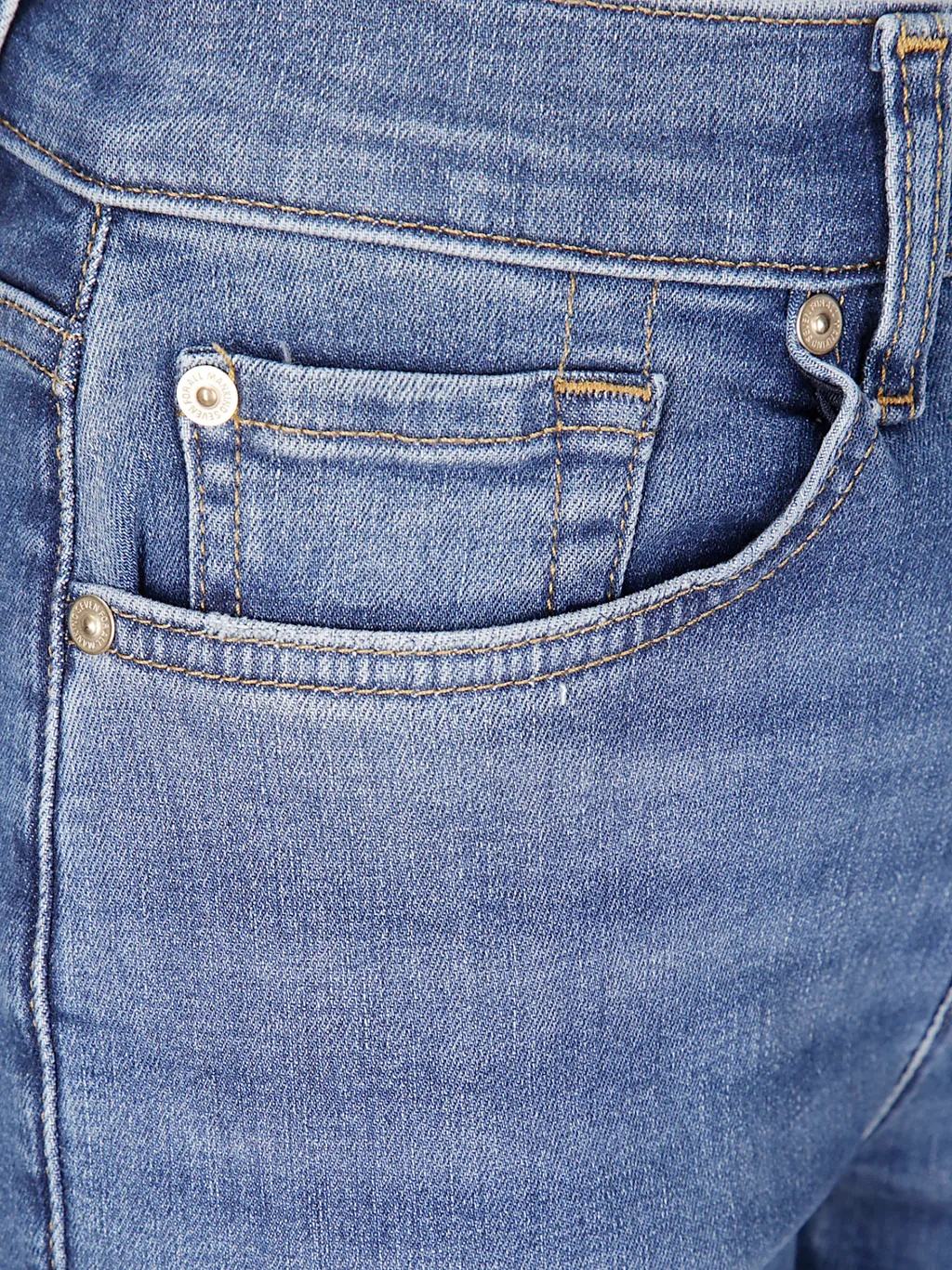 7 For All Mankind Relaxed Skinny Cuffed Jeans