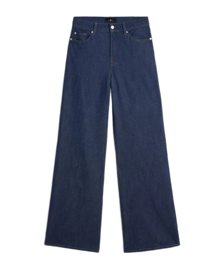 High-Waisted Wide-Leg Jeans