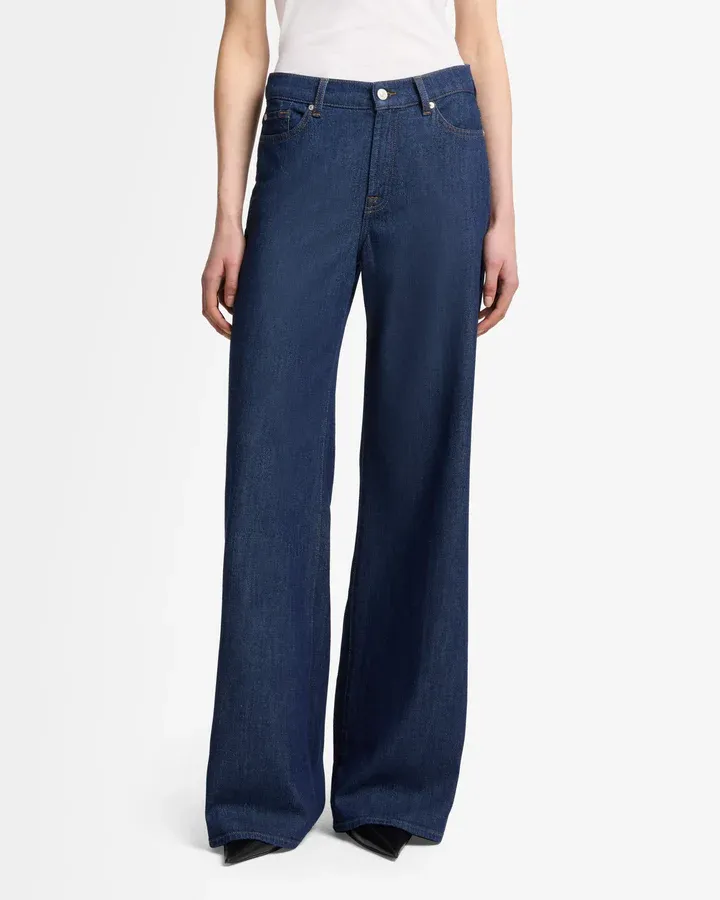 High-Waisted Wide-Leg Jeans
