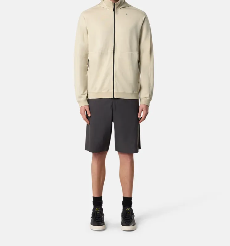 Compass-Motif Hoodie