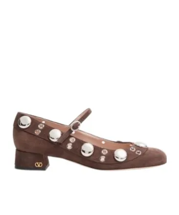 Valentino Vlogo Signature Eyelet Detailed Pumps