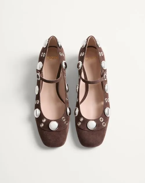 Valentino Vlogo Signature Eyelet Detailed Pumps