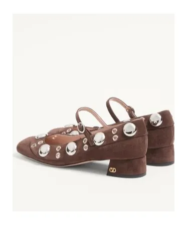Valentino Vlogo Signature Eyelet Detailed Pumps