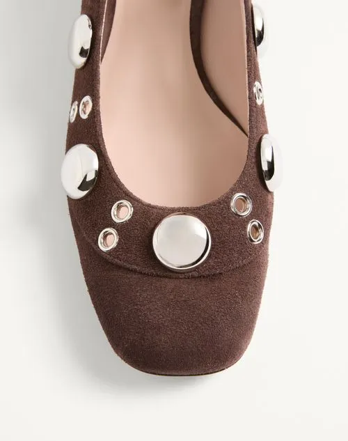 Valentino Vlogo Signature Eyelet Detailed Pumps