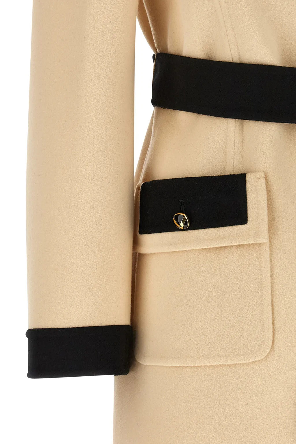 Valentino Garavani Buttoned Belted Coat