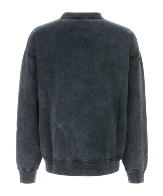 Dsquared2 Loose Fit Raw Edge Crewneck Sweatshirt