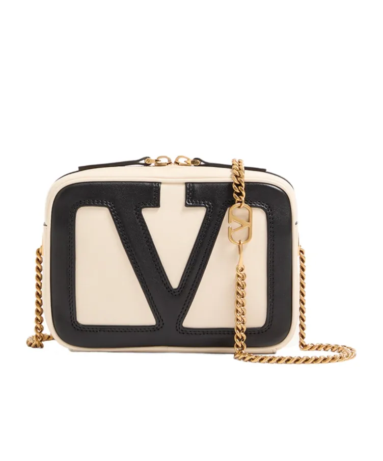 Valentino Vlogo Patch Zip-Up Crpssbody Bag