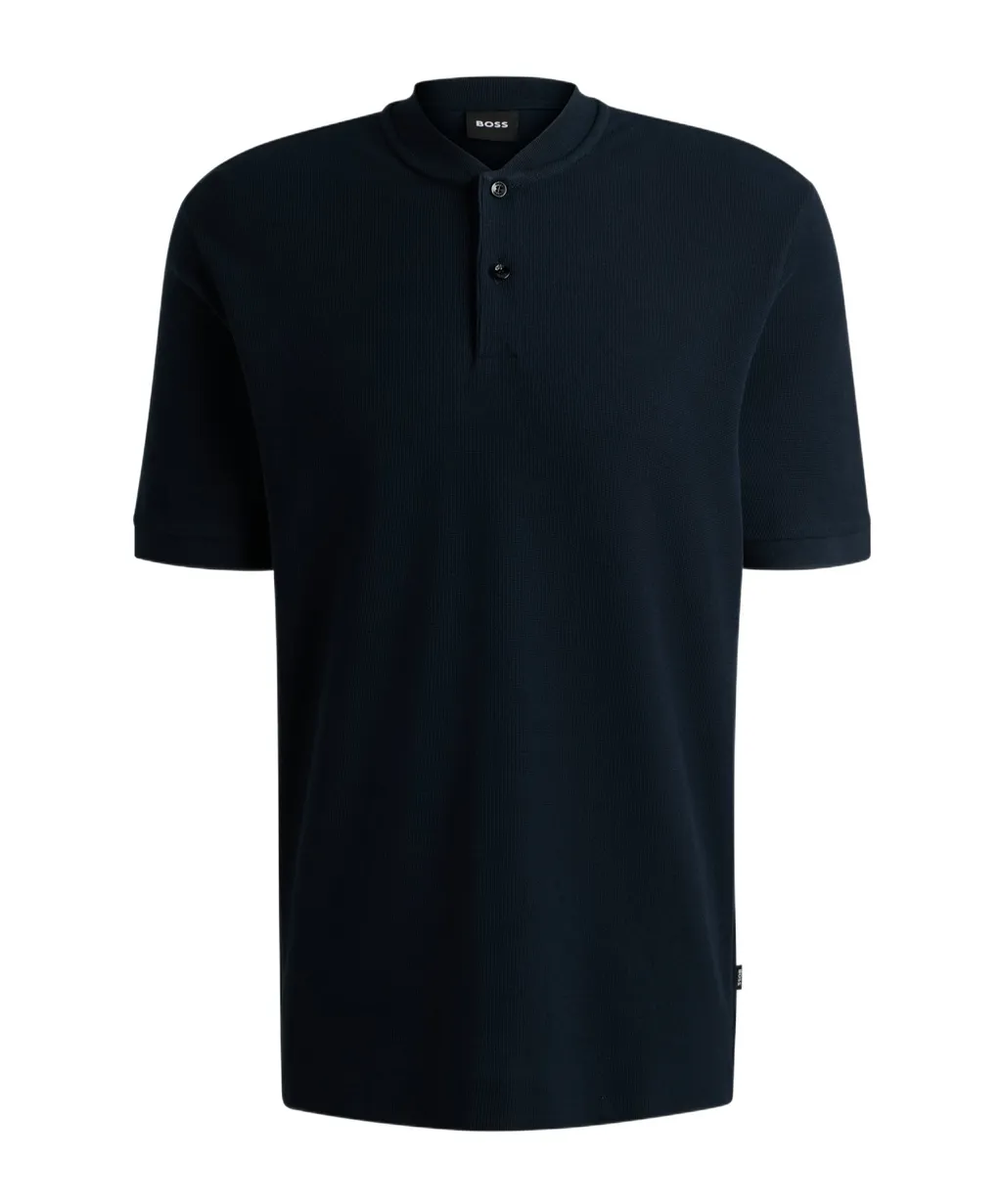 Boss Hugo Boss Collarless Polo Shirt